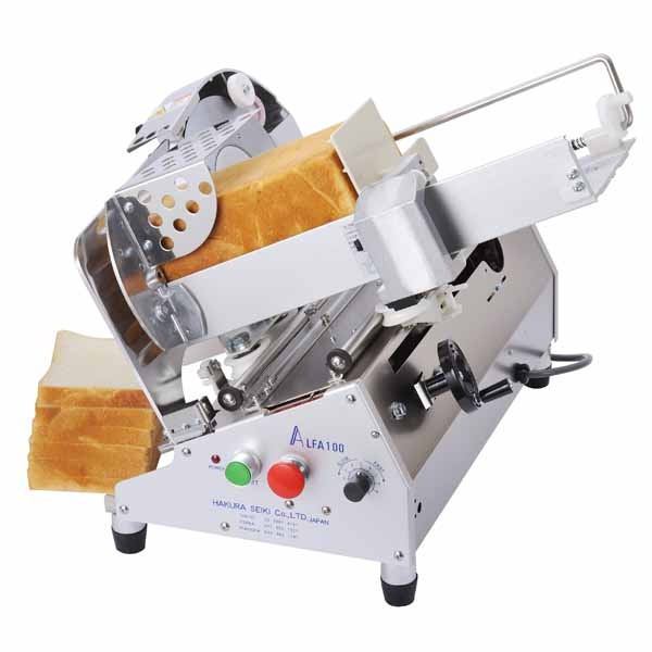 ハクラ精機 パンスライサー A-100 (アルファ100)自動・手動切替式 幅