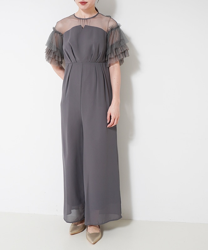 Frill laverd sleeve dress | DRESS,DRESS | ROOM903 online