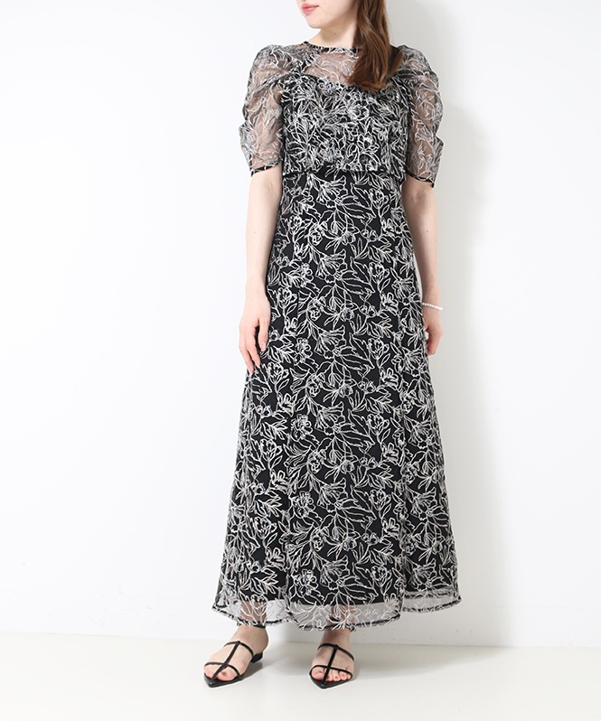 Whole race layered dress | ALL ITEM | ROOM903 online