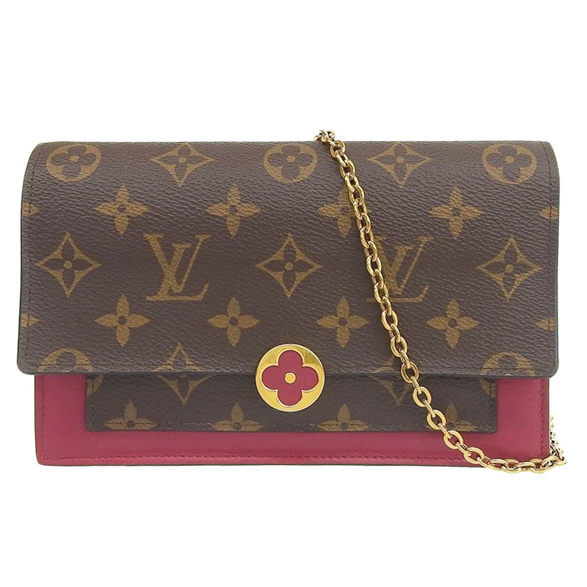 ルイヴィトン LOUIS VUITTON モノグラム ポルトフォイユフロール