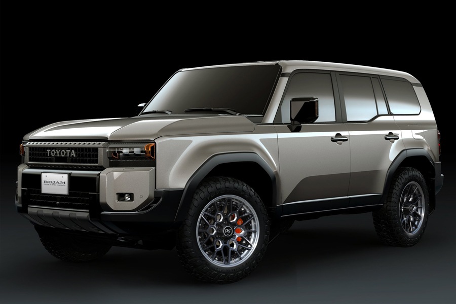 ROJAM キャリパーカバー ランドクルーザー 250系 ディーゼル車用