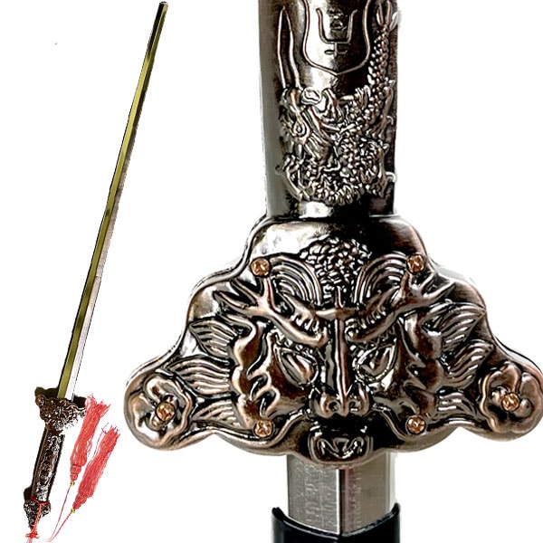 伸び縮みする 伸縮 健身剣 銅龍 ｜中国,中華街,レトロ,雑貨,昭和,お