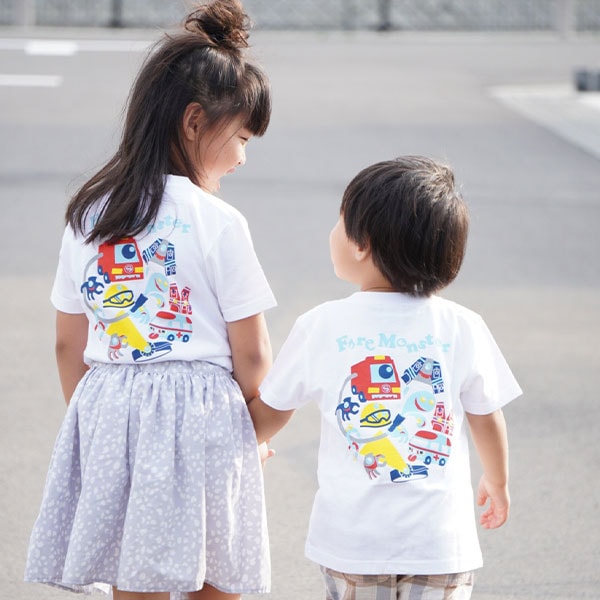 セイバーズオリジナルTシャツ Fire Monster キッズ用 【ネイビー