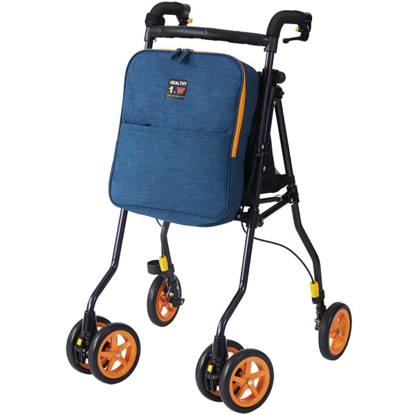 四輪歩行車 ヘルシーワンW【ウィズワン】 | シルバーカー歩行用品通販
