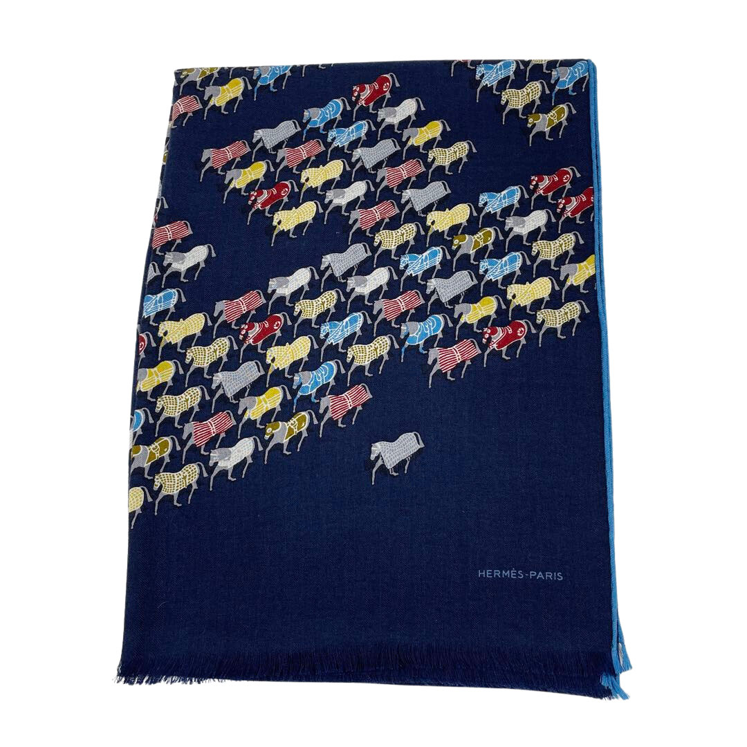 HERMES エルメス ストール マフラー レクタングル 『THE PARADE