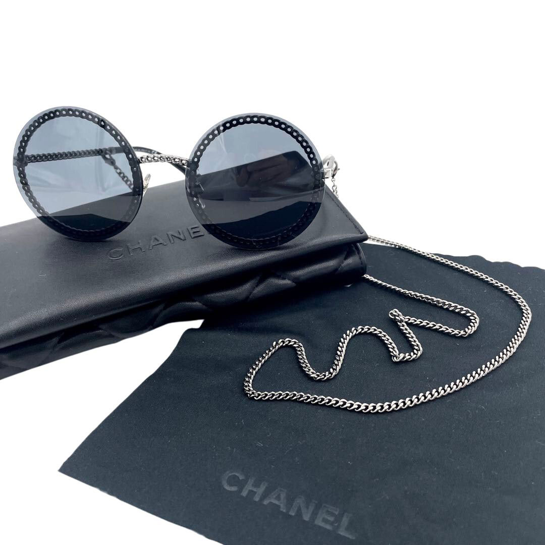 CHANEL シャネル サングラス チェーンモチーフ メガネチェーン(グラス
