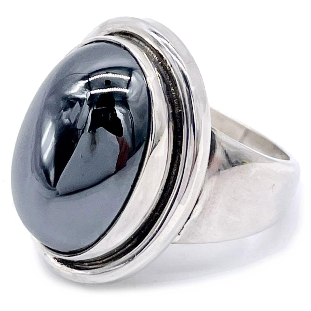 Georg Jensen ジョージジェンセン ヘマタイトリング 指輪 SV925