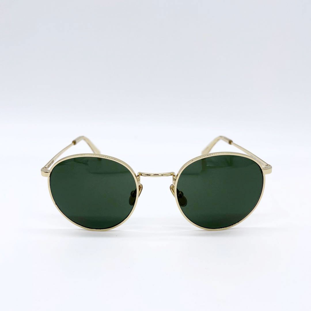 CELINE セリーヌ サングラス ボストン型 グリーン ゴールド CL40100U