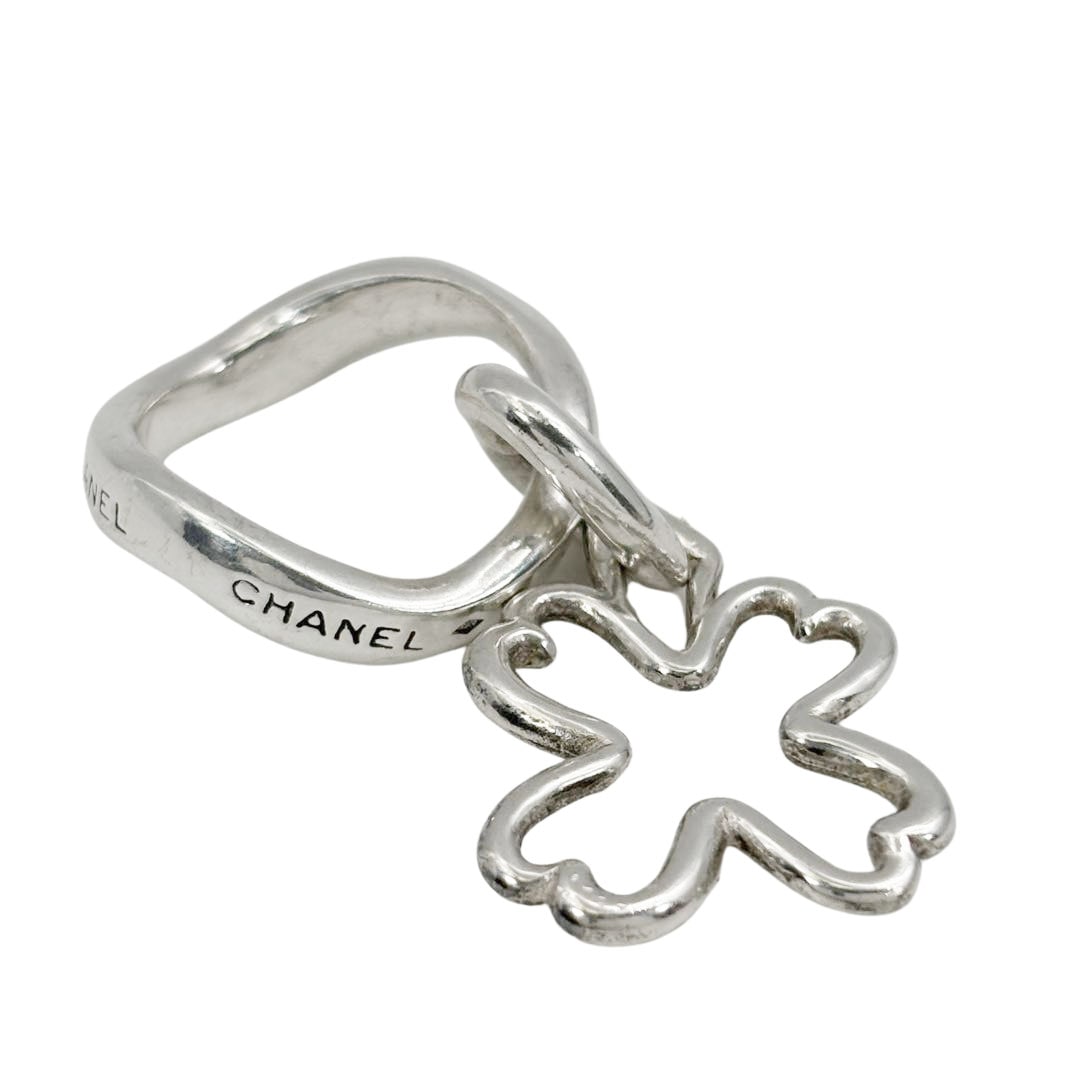 CHANEL シャネル リング 指輪 クローバーチャーム 925 シルバー 7.4g