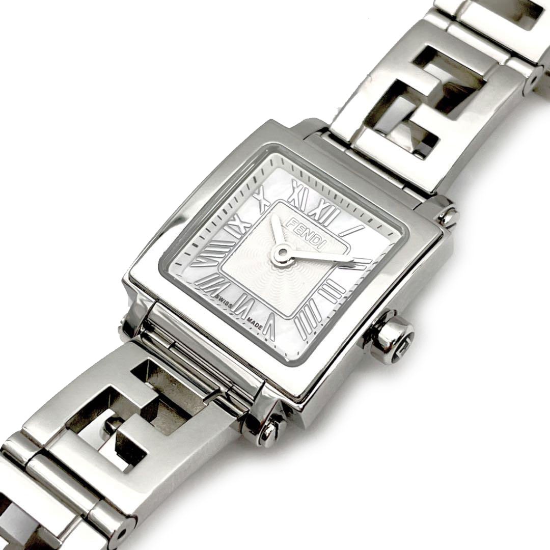 FENDI フェンディ レディース腕時計 クアドロミニ クオーツ シルバー