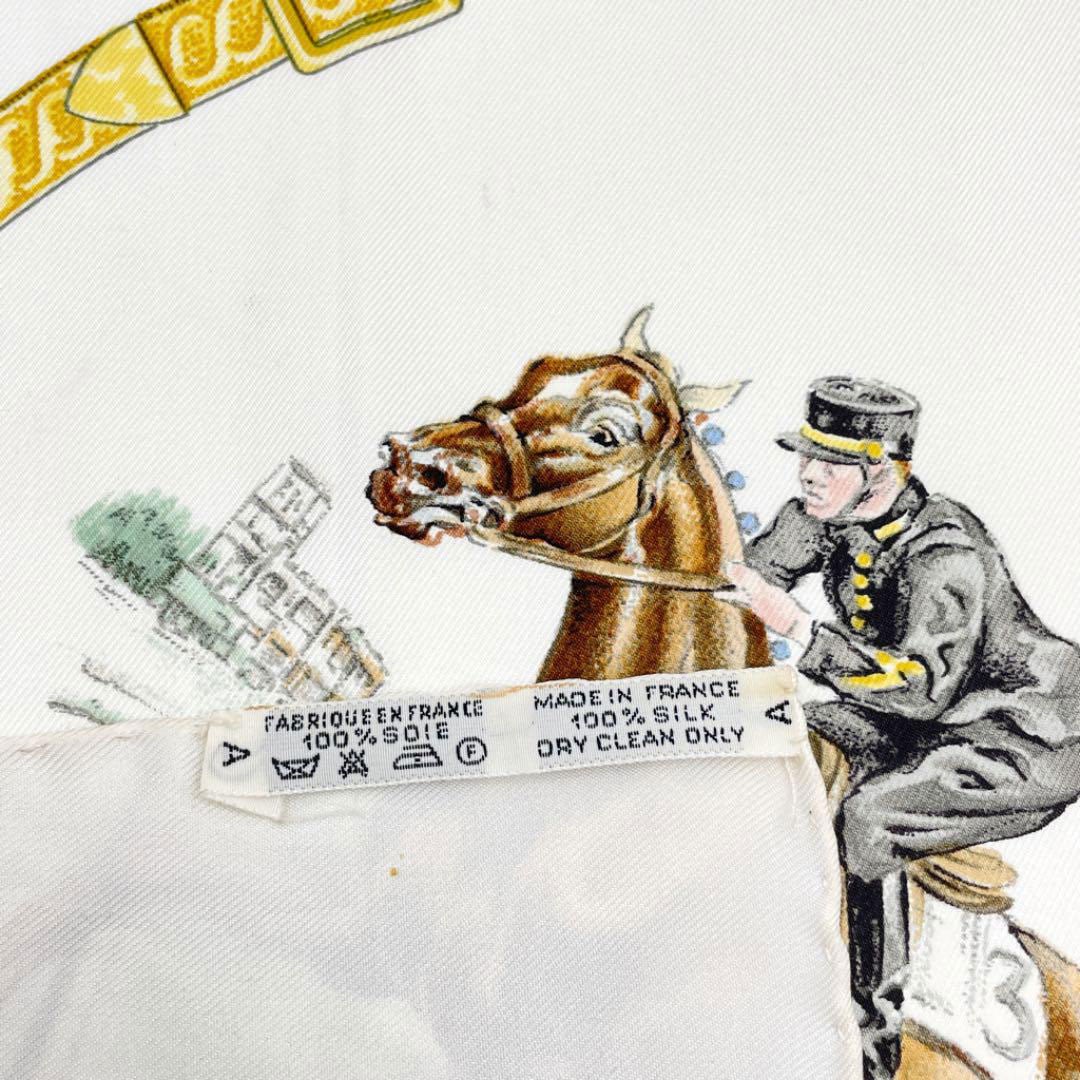 HERMES エルメス スカーフ カレ90 『ECOLE FRANCAISE D'EQUITATION
