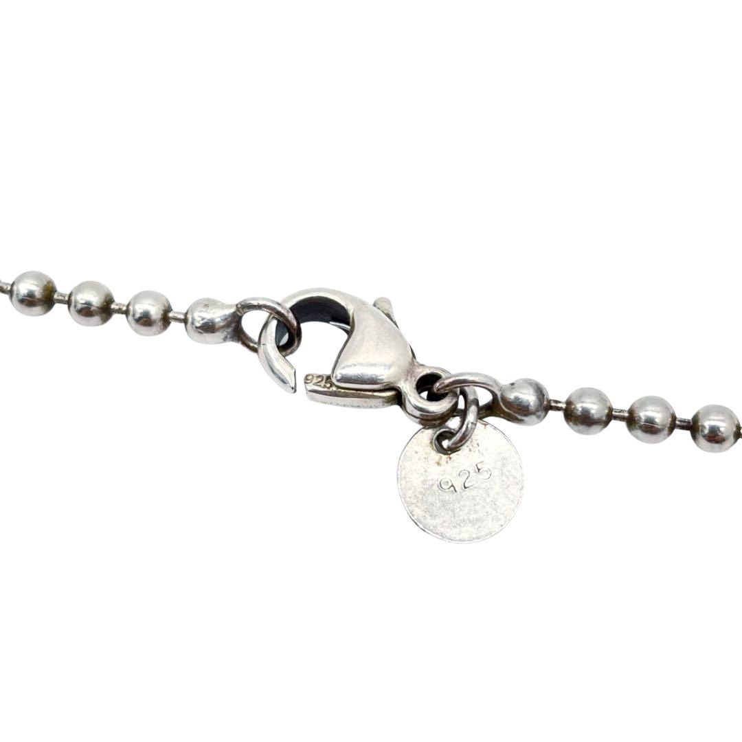 TIFFANY ティファニー ボールチェーンネックレス ドッグタグ SV925