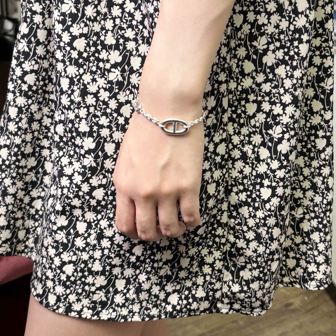 HERMES エルメス シェーヌダンクル ファランドール ブレスレット LG