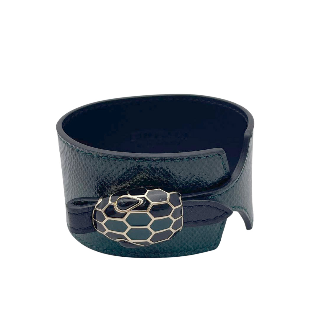 BVLGARI ブルガリ セルペンティ フォーエバー レザーブレスレット