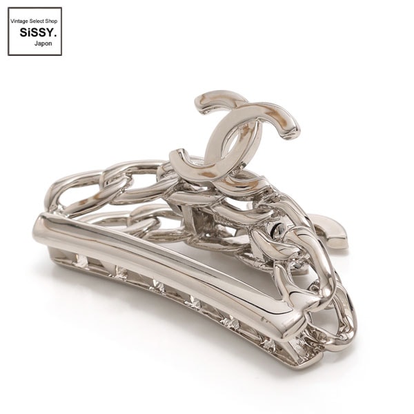 □シャネル□ ヘアクリップ ヘアアクセサリー ココマーク チェーン