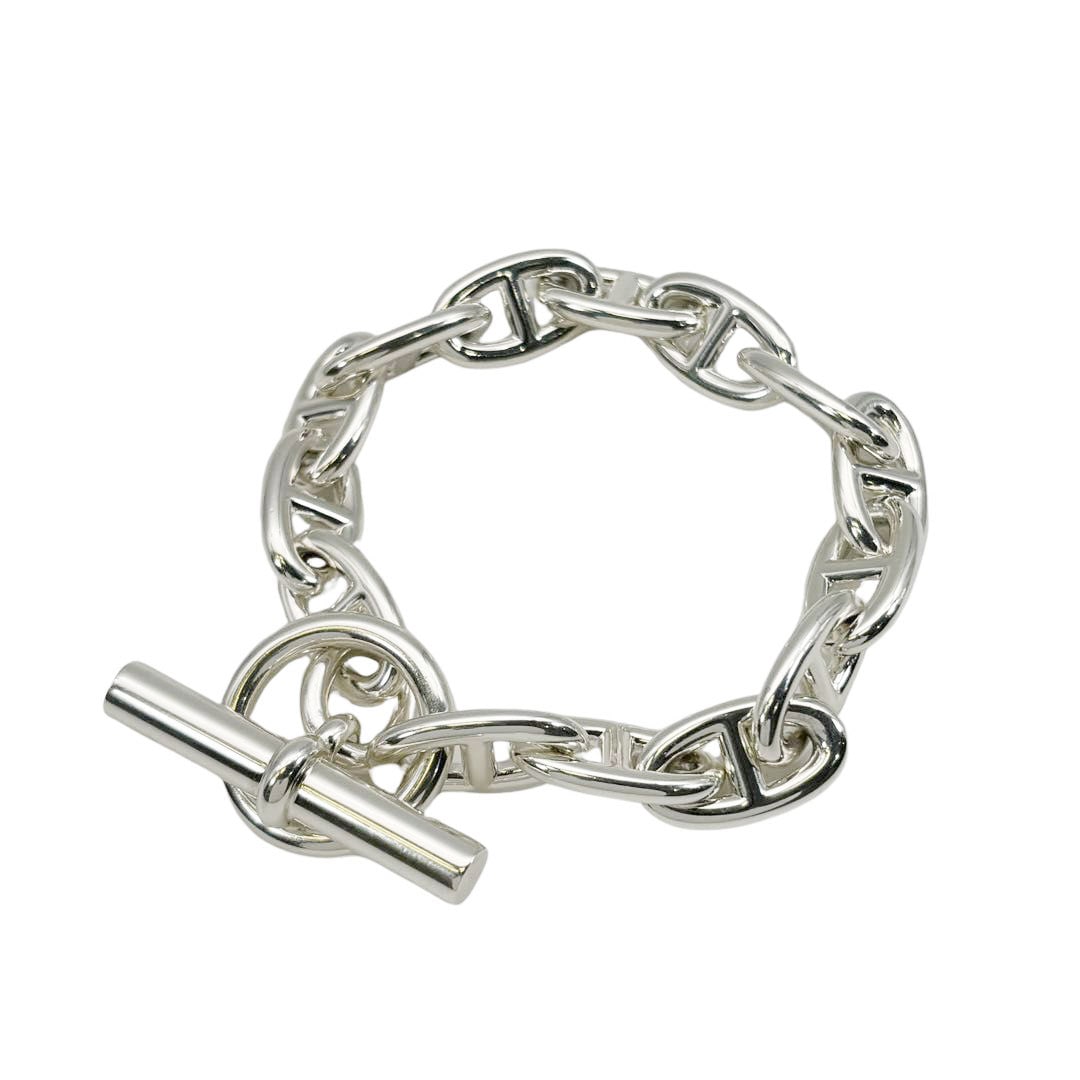 HERMES エルメス ブレスレット シェーヌダンクル GM 14コマ Ag925