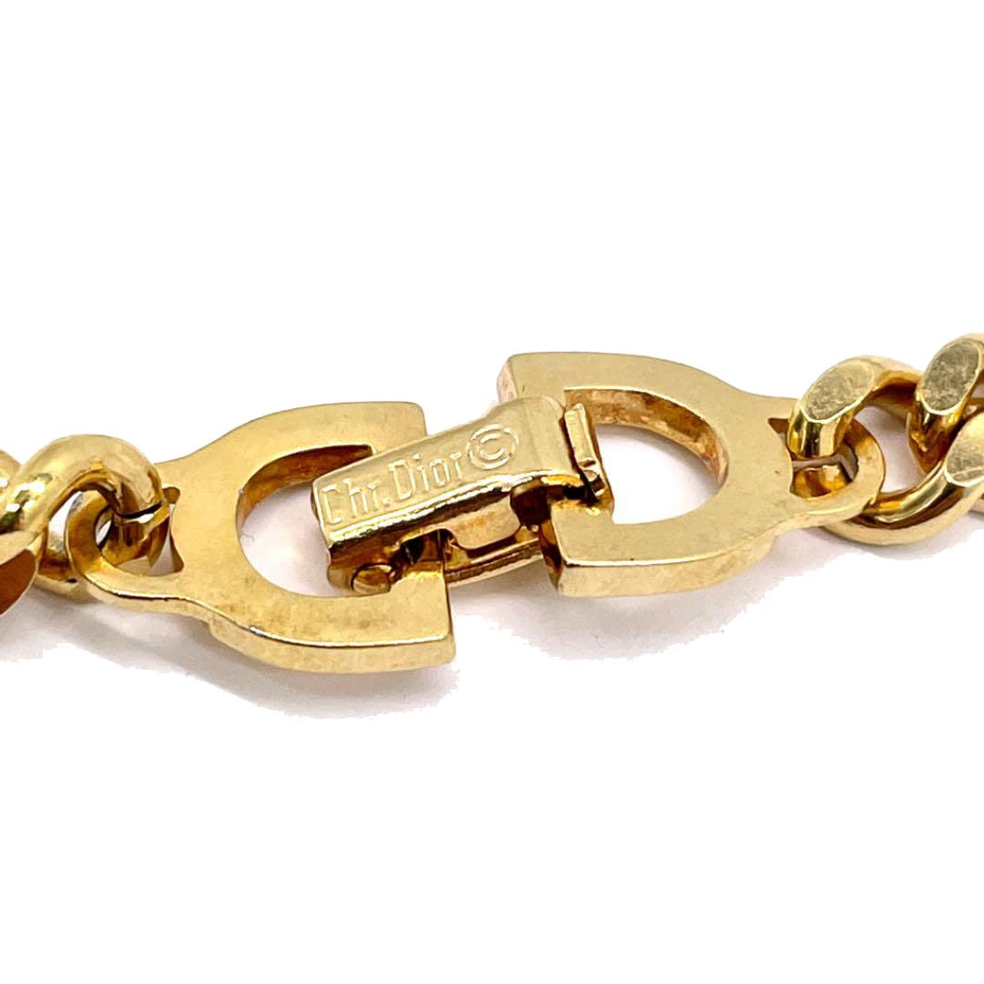 Christian Dior クリスチャンディオール ロゴ 喜平 ロングチェーン