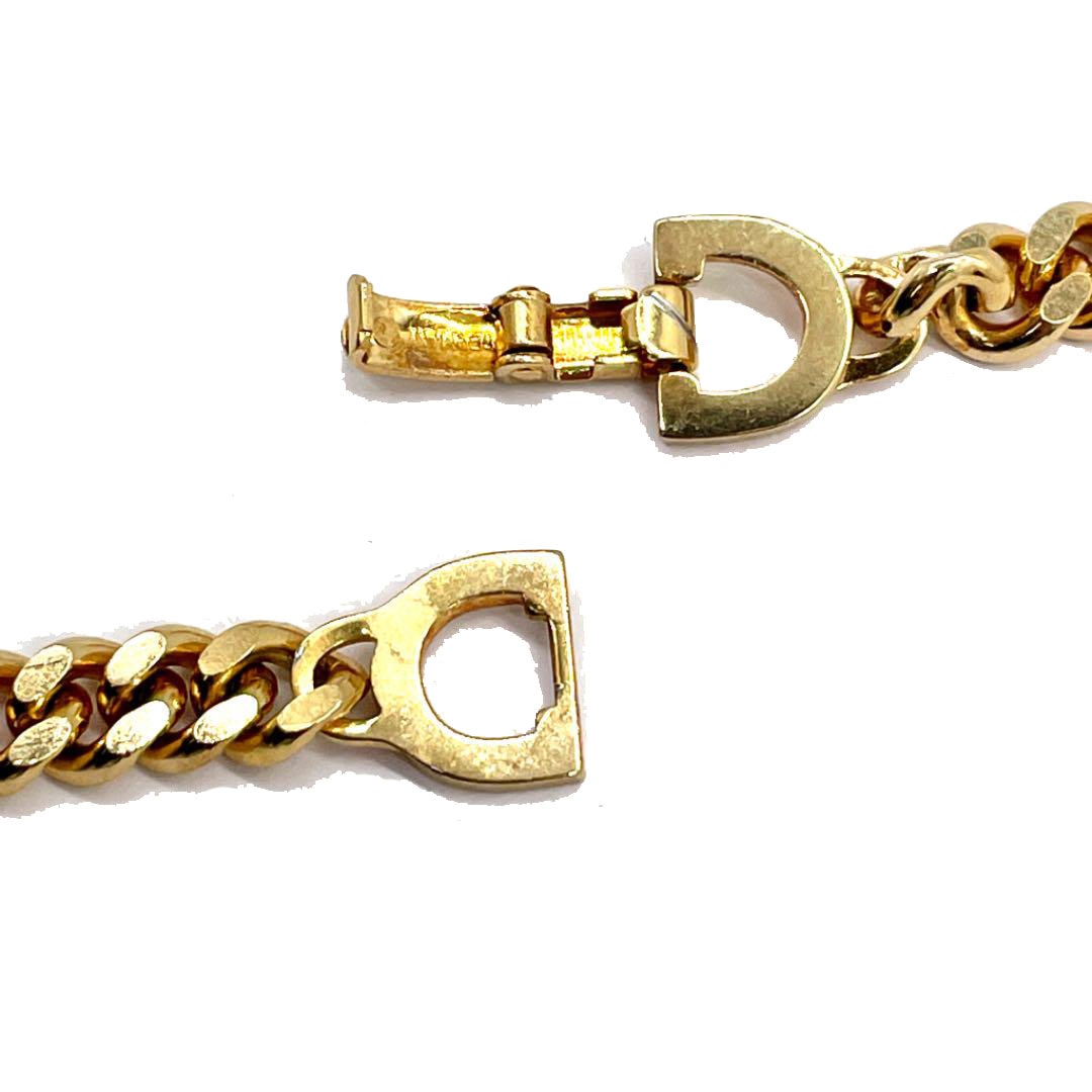 Christian Dior クリスチャンディオール ロゴ 喜平 ロングチェーン