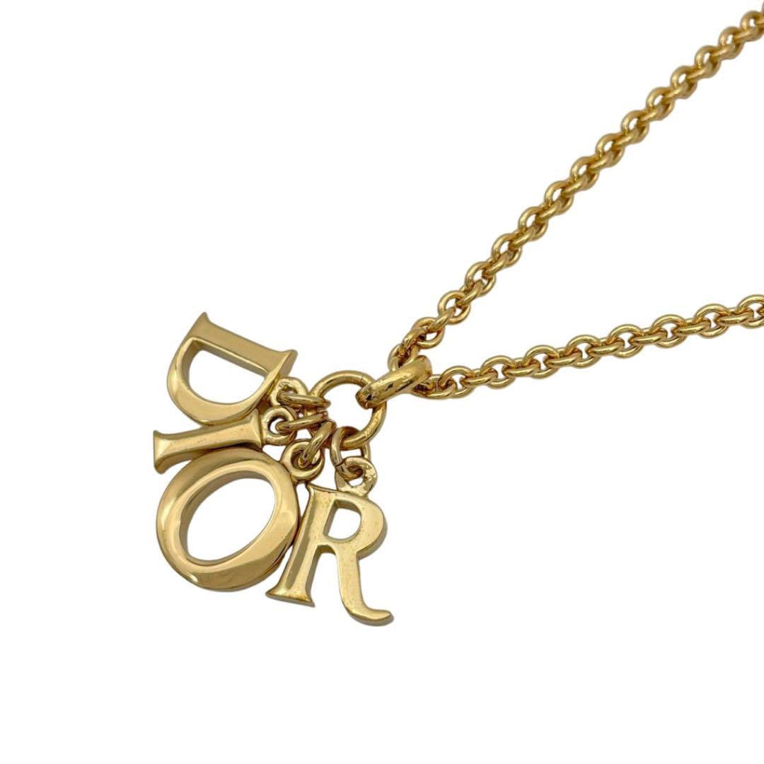 Christian Dior クリスチャンディオール ネックレス DIORロゴ