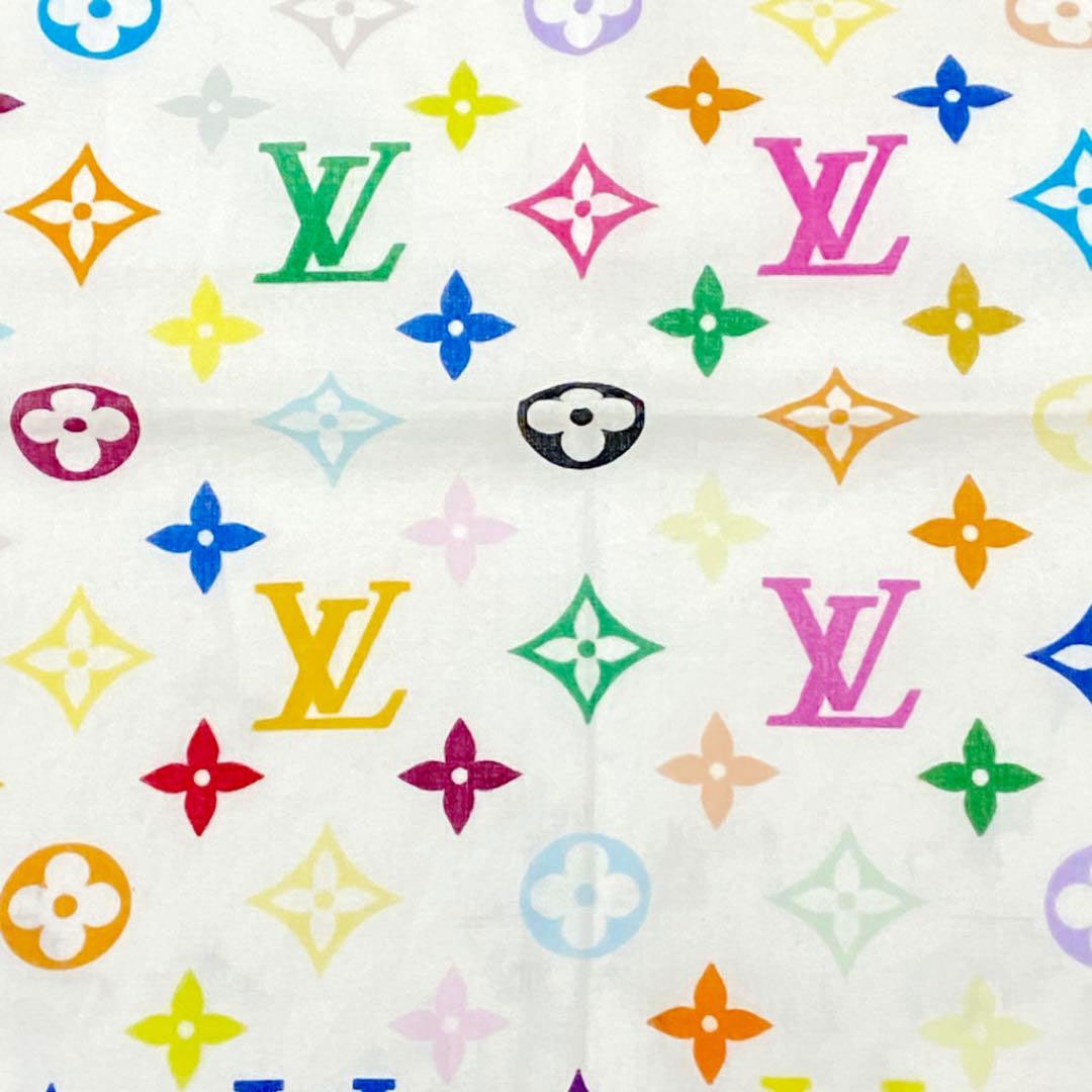 LOUIS VUITTON ルイヴィトン モノグラムマルチカラー ハンカチ