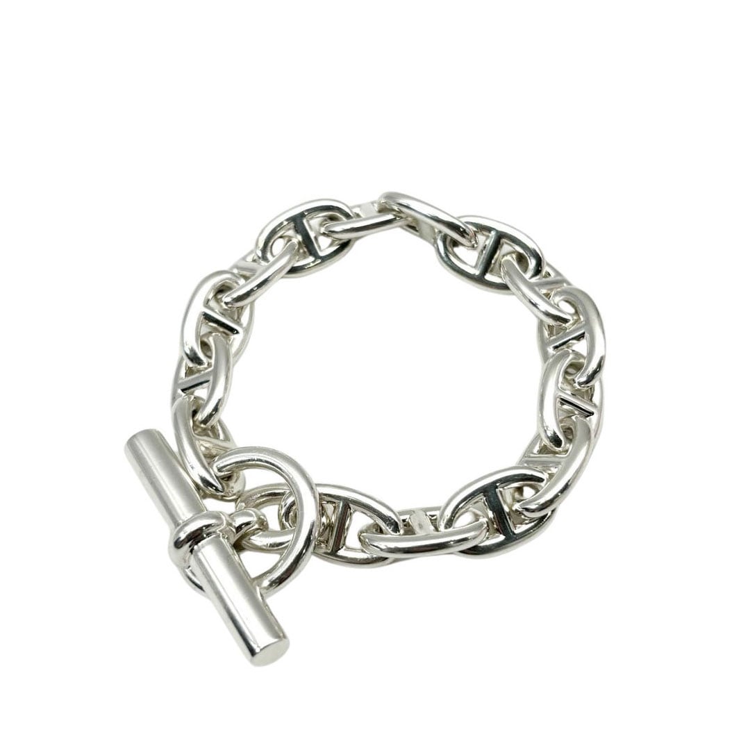 HERMES エルメス ブレスレット シェーヌダンクルMM 15コマ Ag925