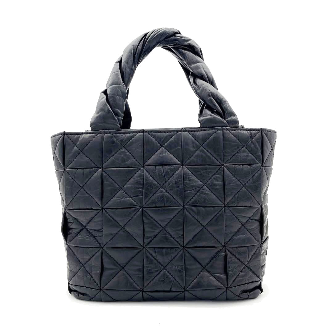 CHANEL シャネル ミニハンドバッグ 編み込みレザー ココマーク