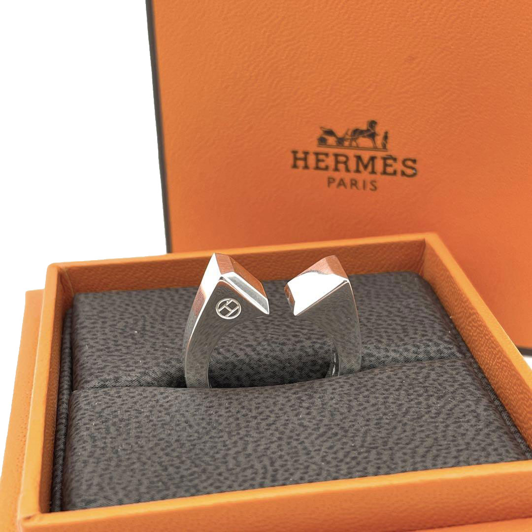HERMES エルメス 指輪 リング クルー・ド・フォルジュ GM Ag925
