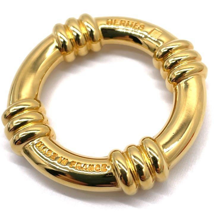 HERMES エルメス スカーフリング ブーエ ゴールド | ブランド別