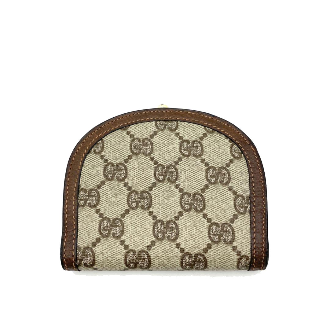 GUCCI グッチ オールドグッチ 二つ折り財布 ミニ財布 GG柄 ホース