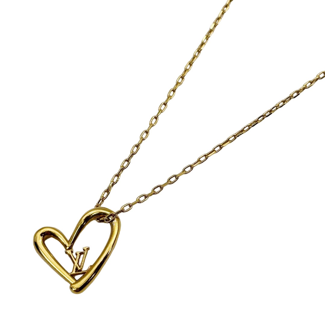 LOUIS VUITTON ルイヴィトン ネックレス コリエ・ハート フォーリン
