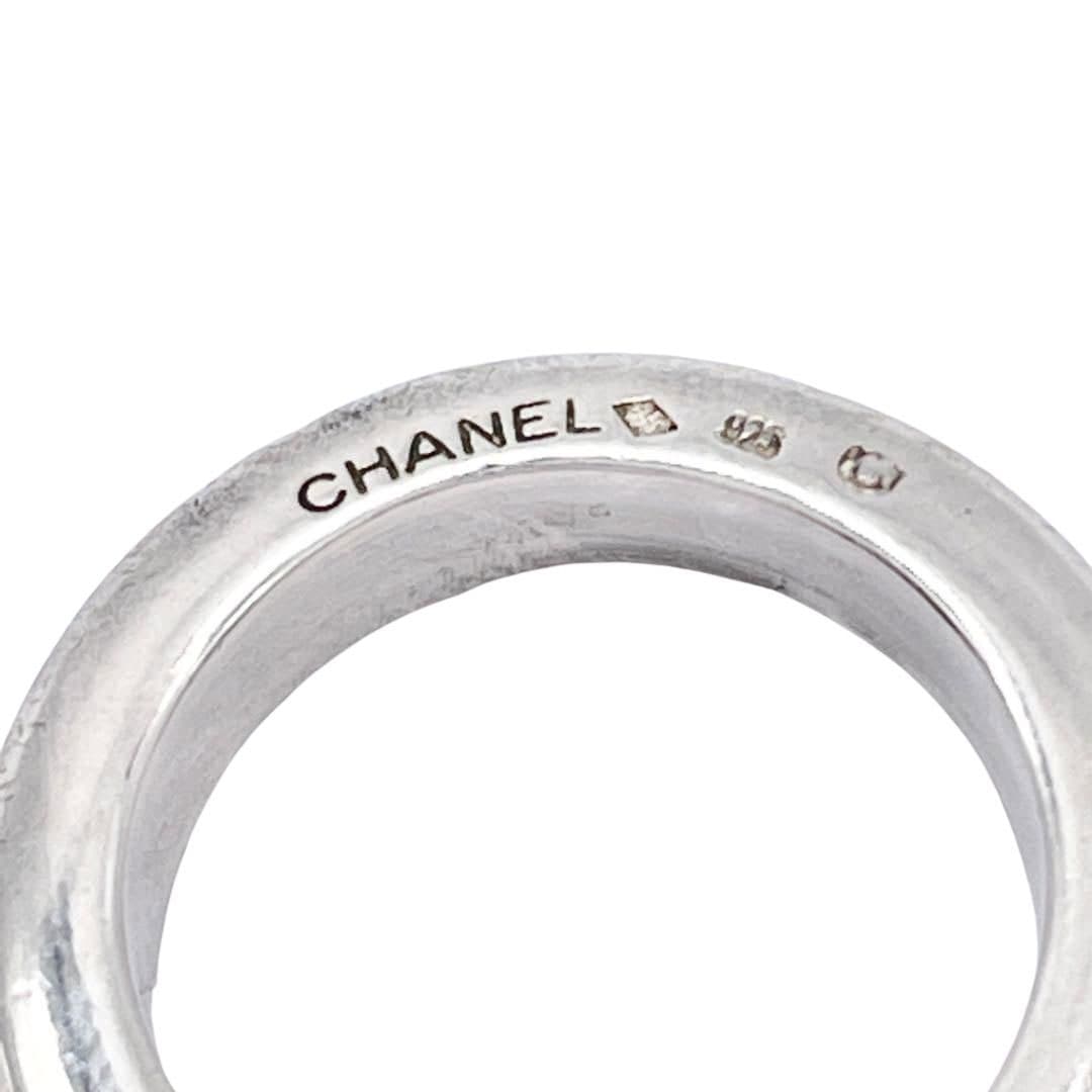 CHANEL シャネル 3連リング 指輪 ロゴ SV925 シルバー 約13.5～14号