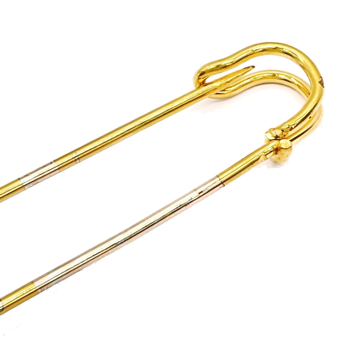 HERMES エルメス セリエ ピンブローチ 安全ピン ゴールド