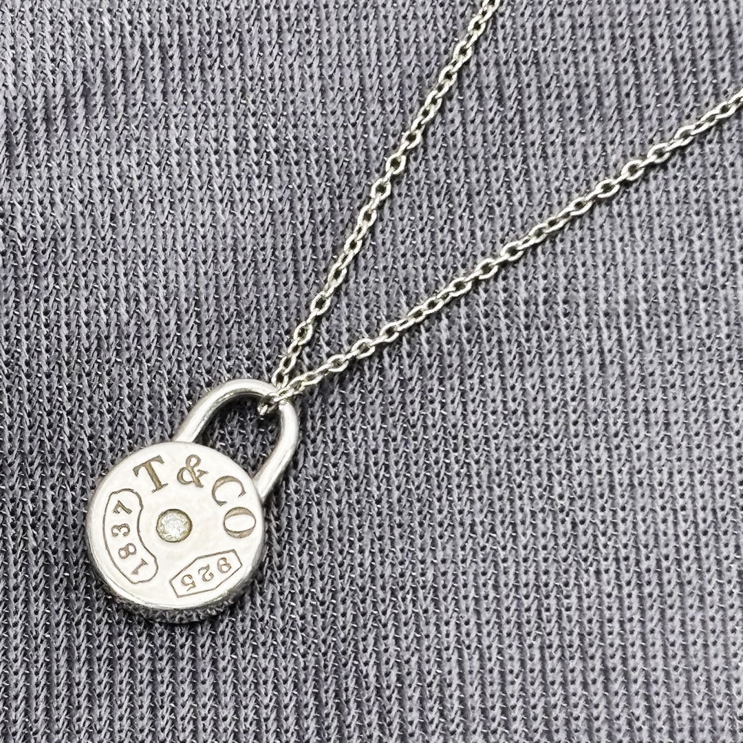 TIFFANY ティファニー ネックレス 1837 1Pダイヤモンド 925 シルバー