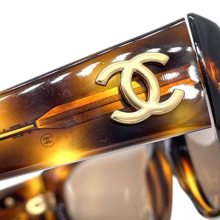 CHANEL シャネル サングラス ココマーク べっ甲柄 ブラウン 04154