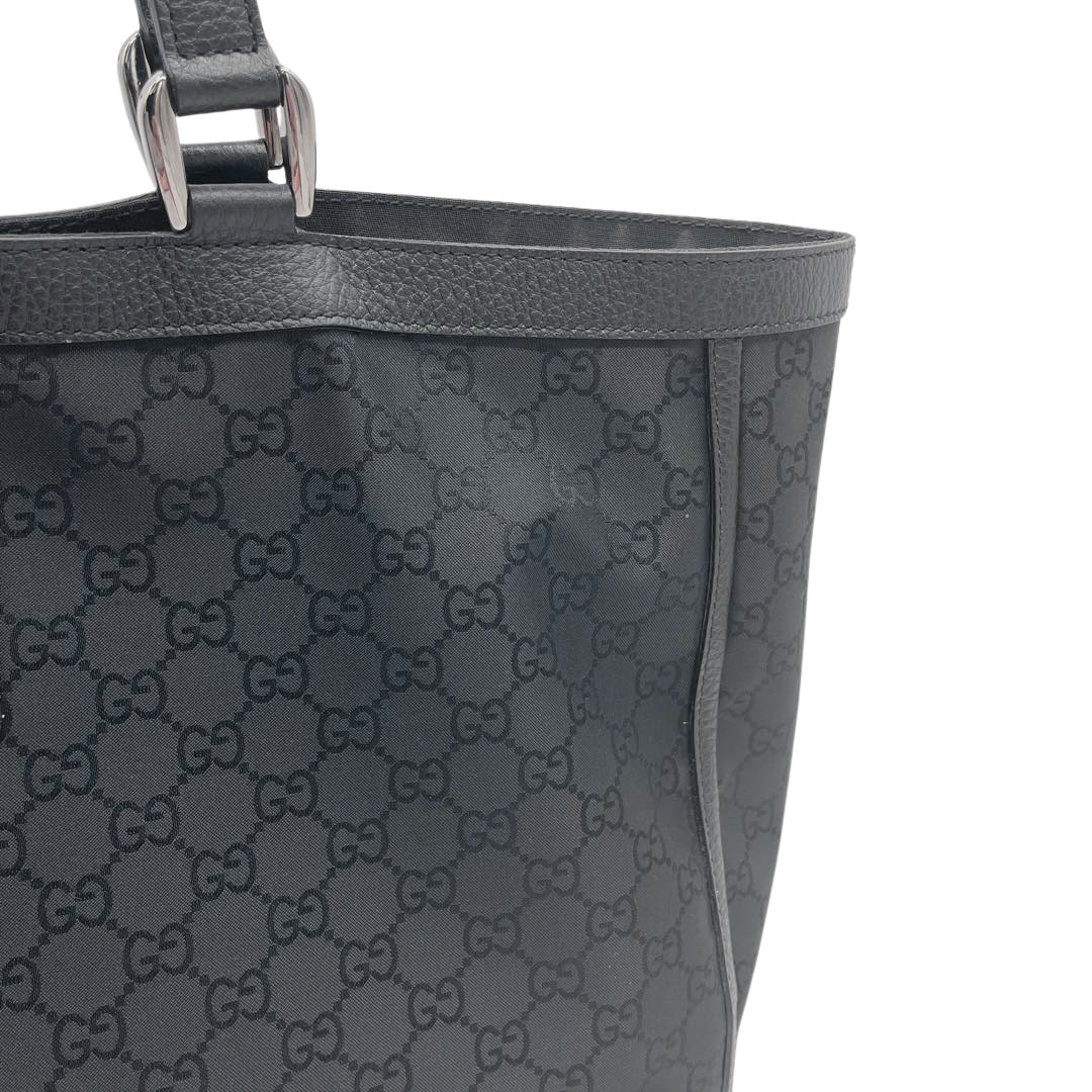 GUCCI グッチ トートバッグ アビー GGナイロンキャンバス レザー