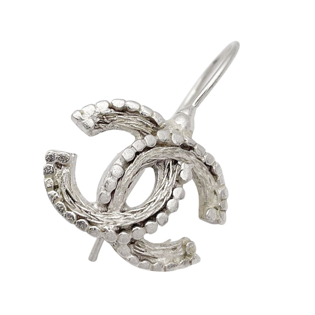 CHANEL シャネル フックピアス ココマーク シルバー 00A