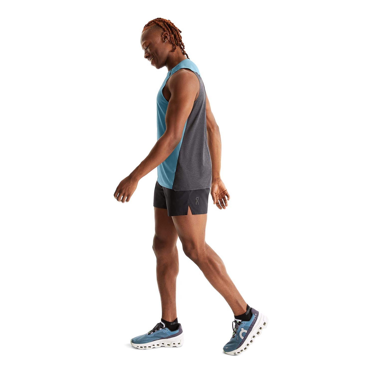 On オン Tank-T ランニングタンクトップ ・タンクT Wash｜Black