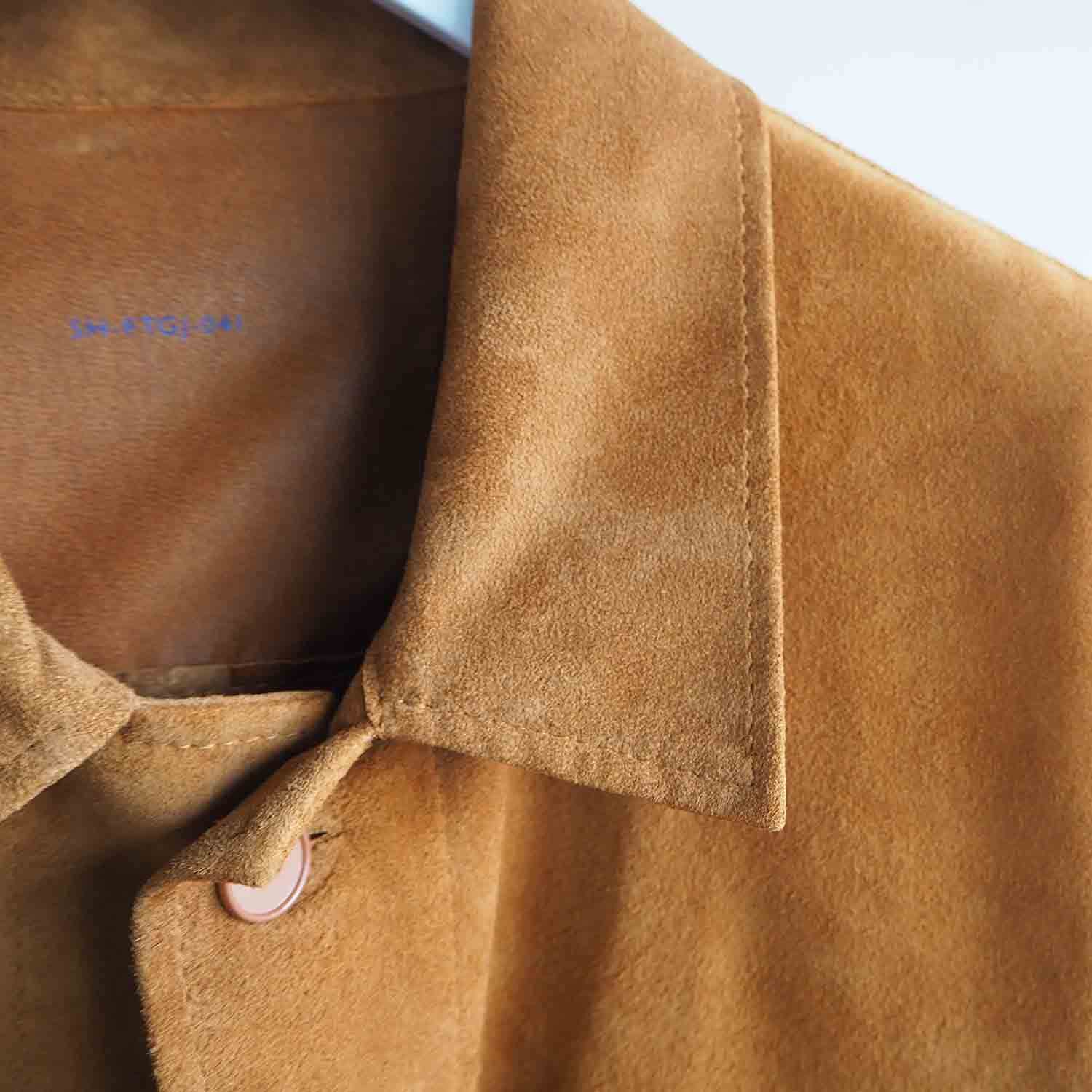 SH エスエイチ FATIGUE SHIRT (SHEEP SUEDE) ファティーグシャツ
