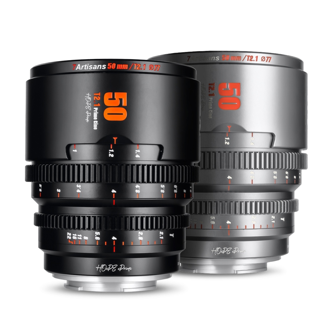 七工匠 7Artisans HOPE Prime 50mm T2.1 Super35mm シネマレンズ