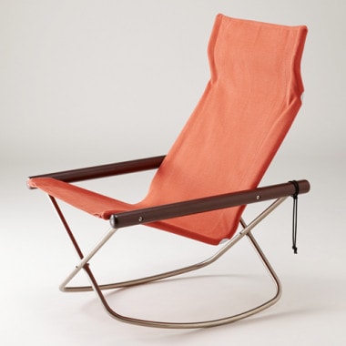 ニーチェアエックス ロッキング ナチュラル／レンガ | Nychair X