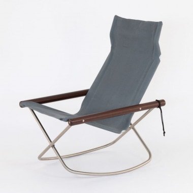 ニーチェアエックス ロッキング ダークブラウン／ブルー | Nychair X