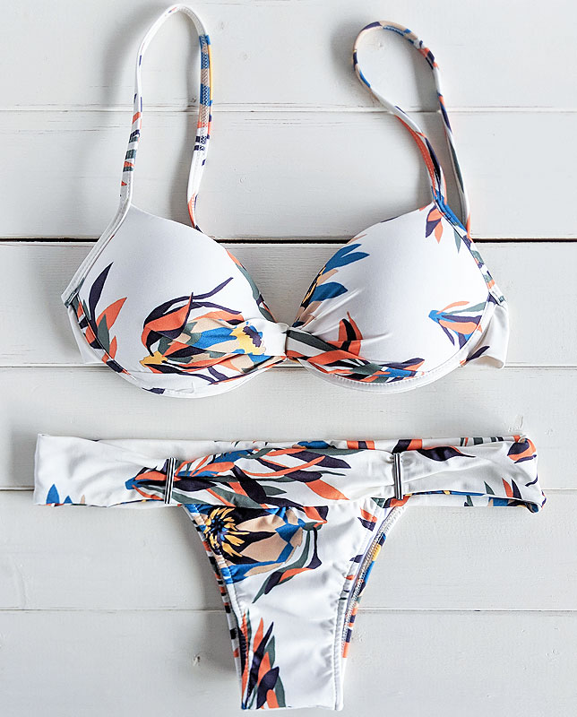 Morena Rosa】ワイヤー入りボタニカル柄水着｜レディース,水着の