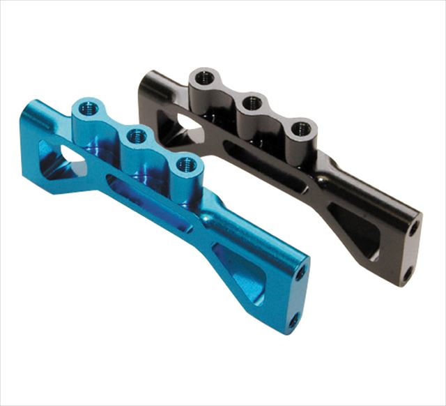 アルミモーターマウントブロック前側 タミヤF103用 ブルー Aluminum