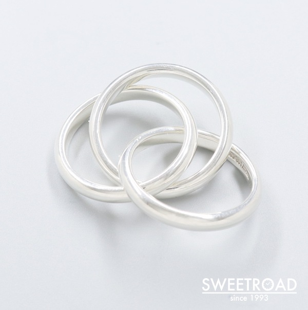 ティファニー トリニティリング 10号 925シルバー w-27050gnz