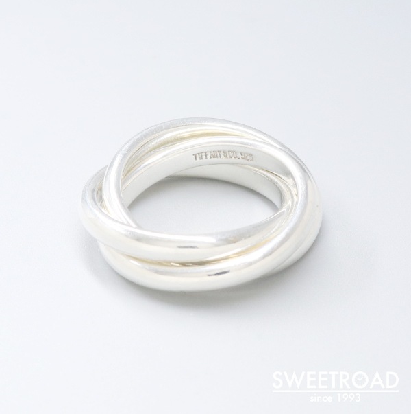 ティファニー トリニティリング 10号 925シルバー w-27050gnz