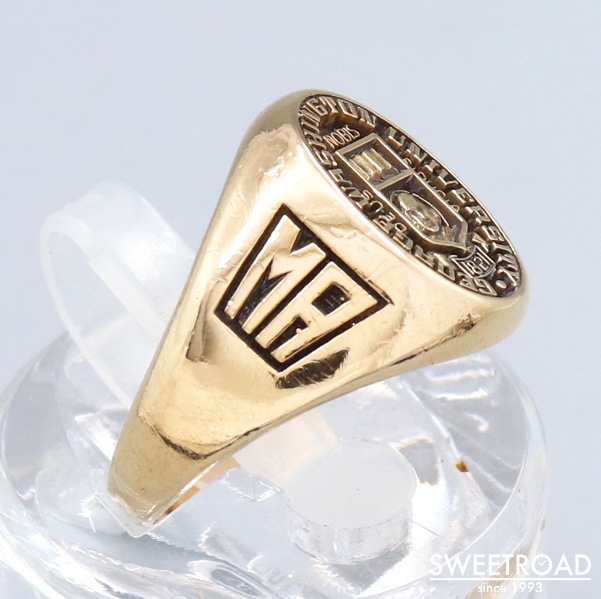 College Ring カレッジリング 10金無垢 10KYG 21号 GEORGE WASHINGTON