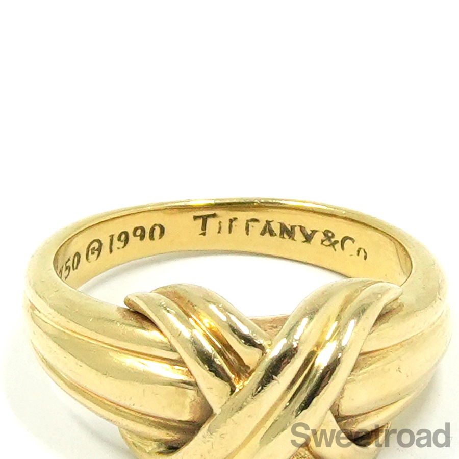 ティファニー シグネチャーリング 10号 18KYG | スイートロード