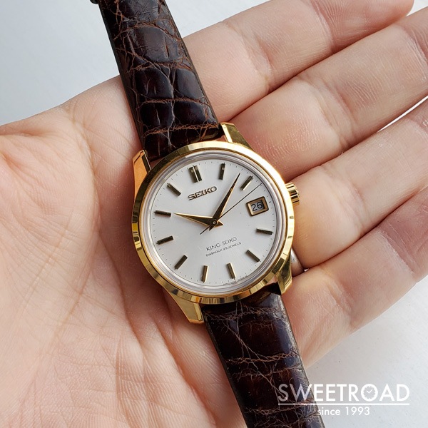 希少金色4402-8000 キングセイコーカレンダー純正竜頭 ラ080 セイコー