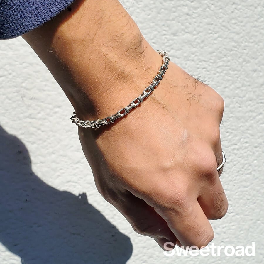 ティファニー Tナロー・チェーンブレスレット スモールリンク 925