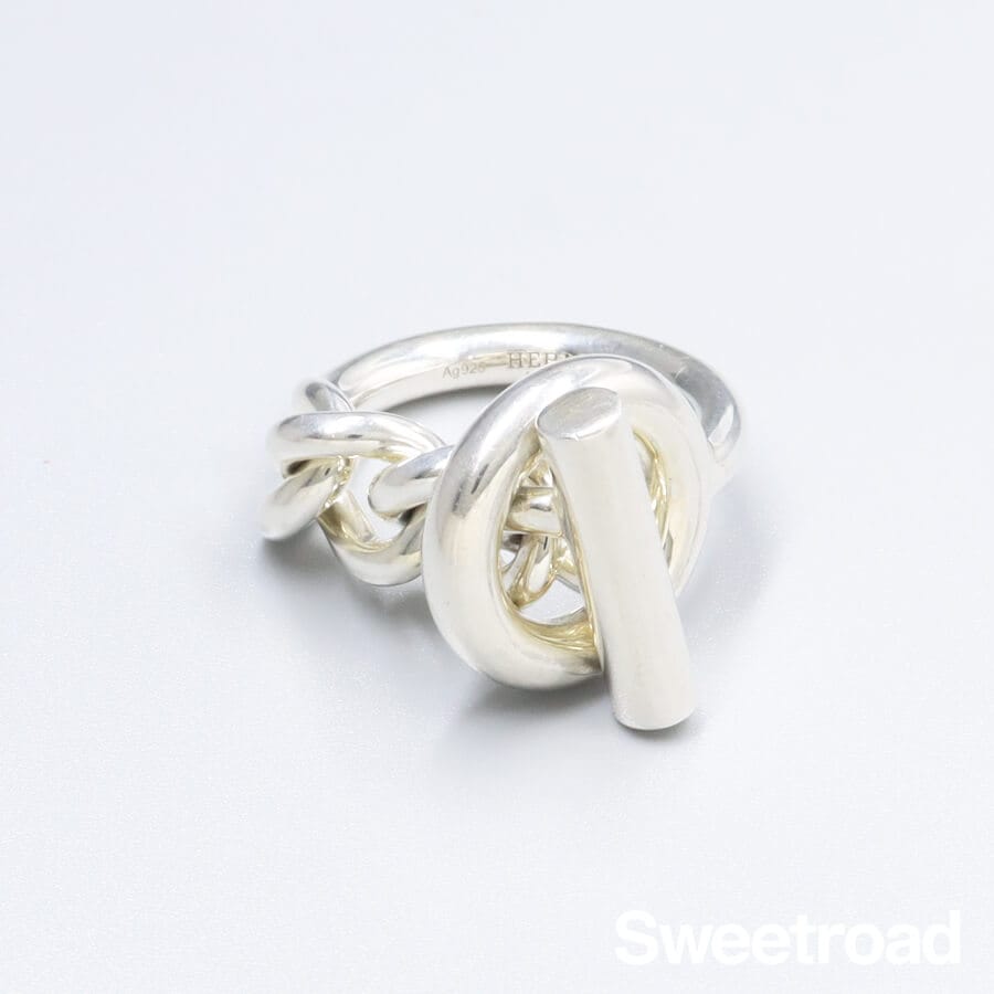 エルメス クロワゼット・リング GM 54サイズ 13号 w-30221 | スイート